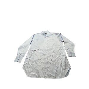 Roberto Stovelli Mens XL Light Blue Long Sleeve Button-Down Dress Shirt